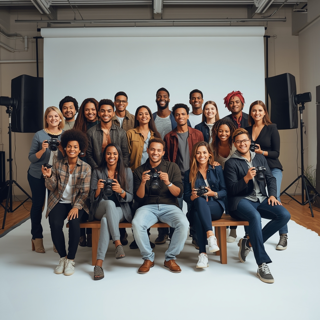 Photography team and studio